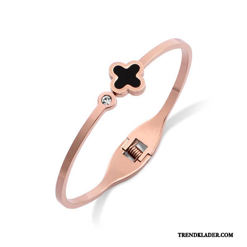 Armband Dam Enkel Accessoar Rose Mode Födelsedag Guld