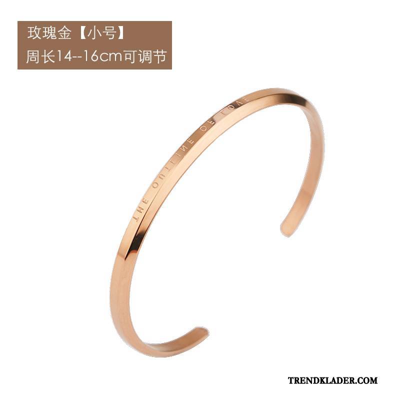 Armband Dam Student Par Herr Enkel Trend Rose Guld