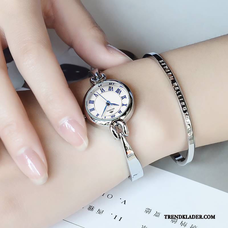 Armbandsur Dam Flickor Kedja Student Mode Trend Vattentät Guld