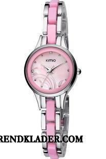 Armbandsur Dam Kvartsur Trend Student Liten Flickor Enkel Pulver