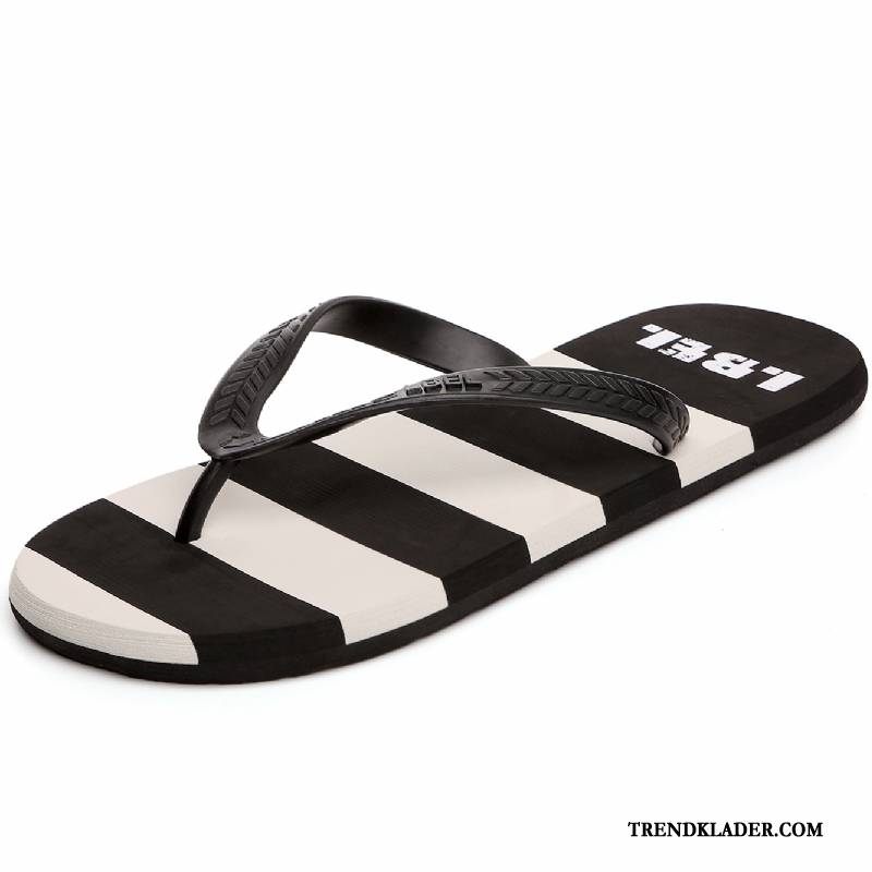 Flip Flop Herr Student Flip Flops Enkel Tofflor British Stranden Svart