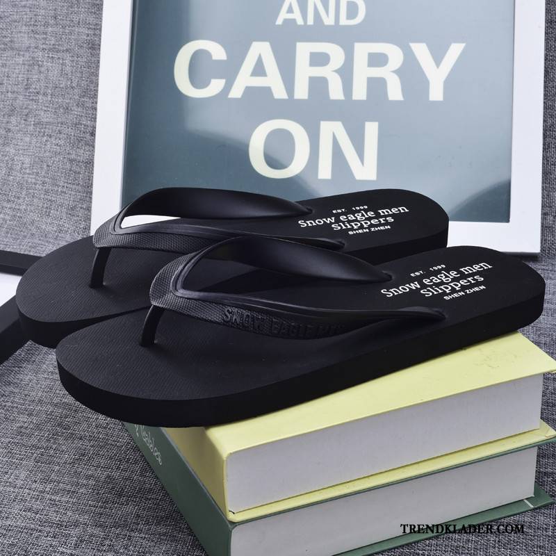 Flip Flop Herr Tofflor Casual Student Sommar Stranden Trend