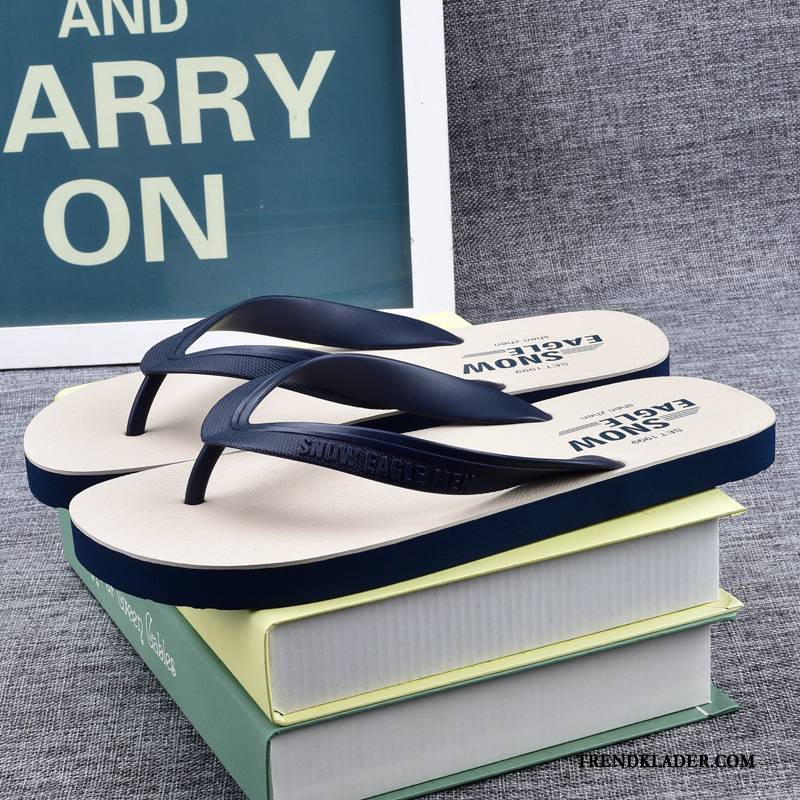 Flip Flop Herr Tofflor Casual Student Sommar Stranden Trend