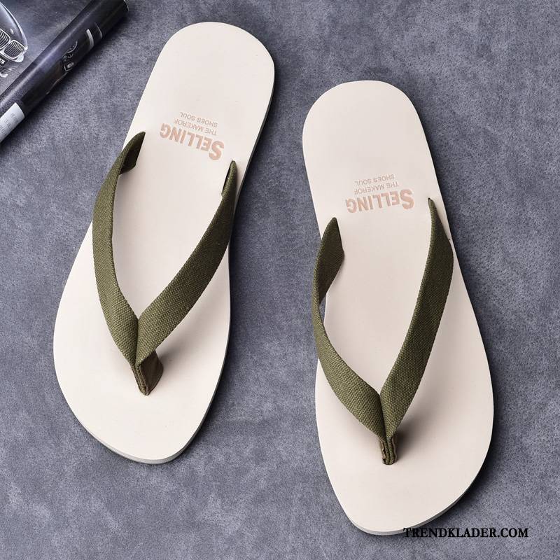 Flip Flop Herr Trend Enkel Sommar Flip Flops Sandaler Skor Mörkblå