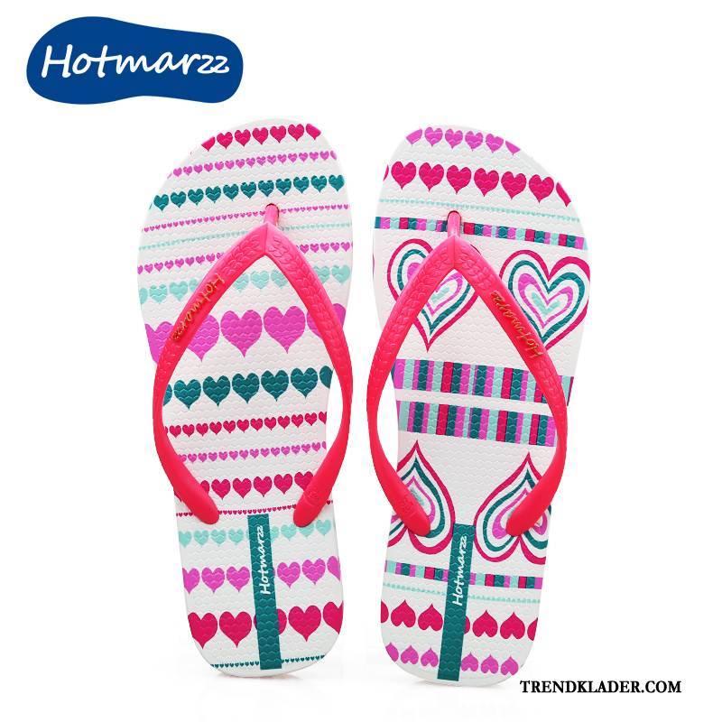 Flip Flops Dam Herr Mode Trend Skor Sommar Platta Gul