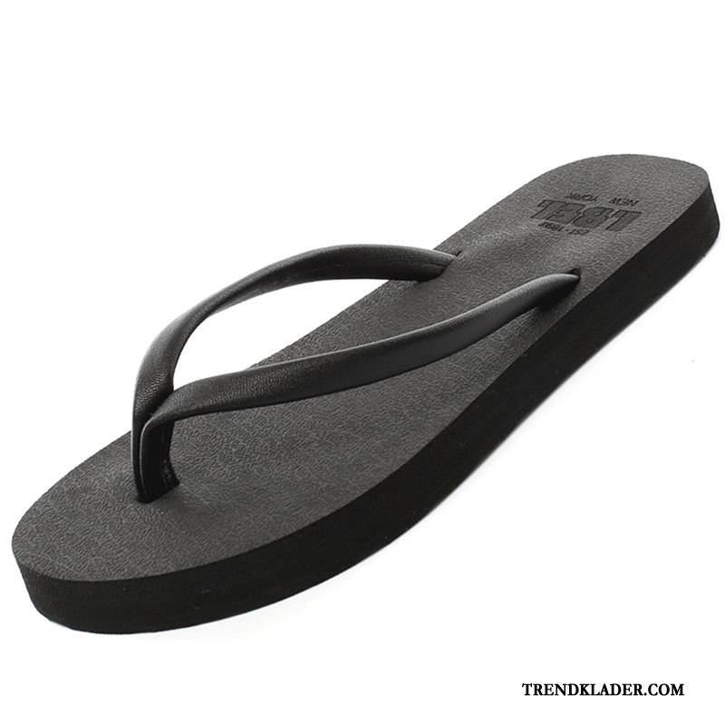 Flip Flops Dam Mode Stranden Skor Sommar Tofflor Herr Brun