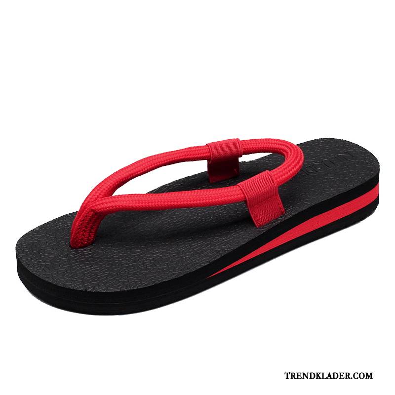 Flip Flops Dam Sommar Mode 2018 Sandaler Tofflor Stranden Svart