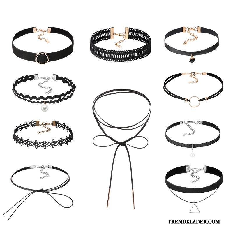 Halsband Dam Accessoar Elegant Enkel Kort