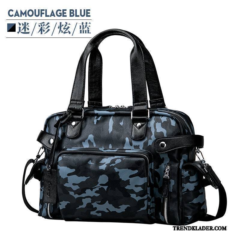 Handväska Herr Resa Ny Trend Messenger Väska Casual Camouflage Army Grön