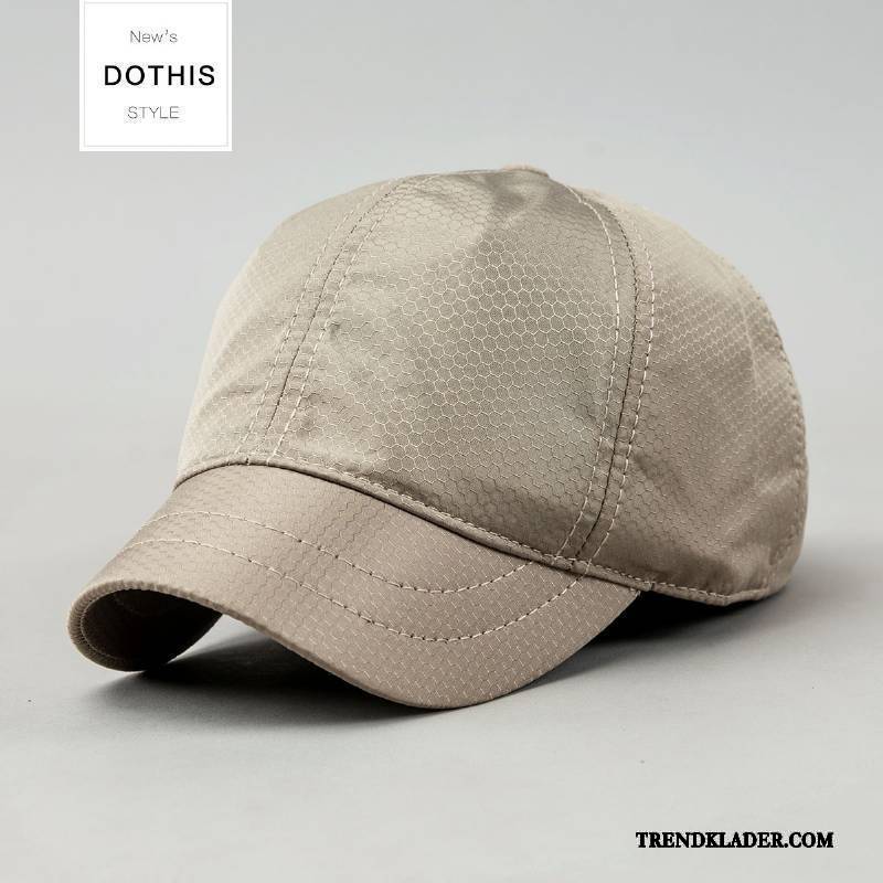 Hatt Herr Keps Basebollkeps Trend Snabbtorkande Sommar Mode Beige