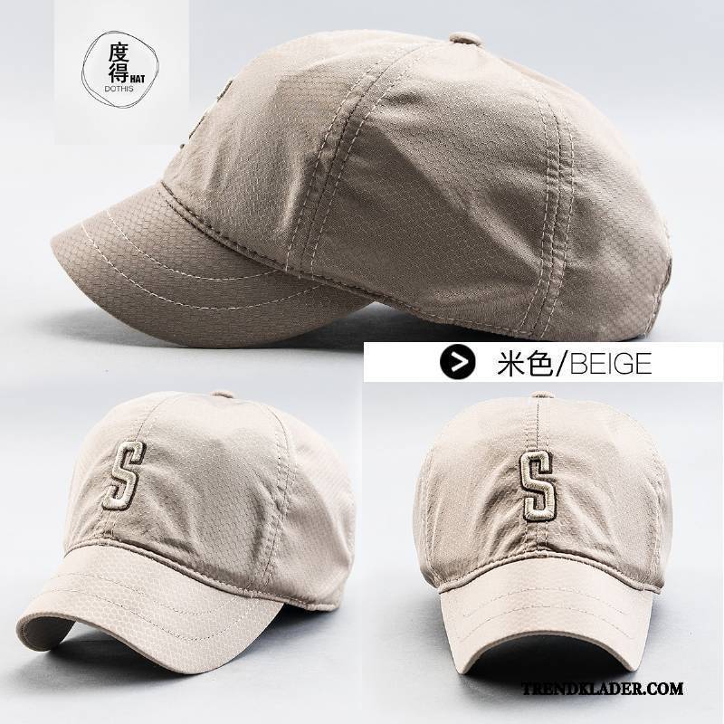 Hatt Herr Keps Basebollkeps Trend Snabbtorkande Sommar Mode Beige