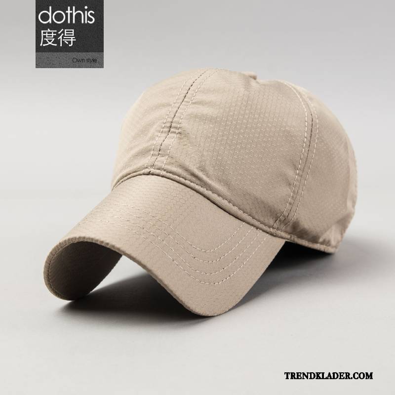 Hatt Herr Keps Basebollkeps Trend Snabbtorkande Sommar Mode Beige