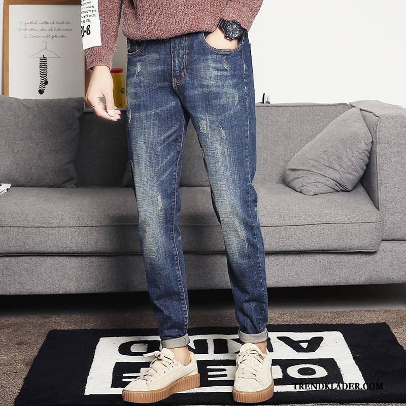 Jeans Herr Harlan Ungdom Trend Byxor Slim Fit Bovini Blå