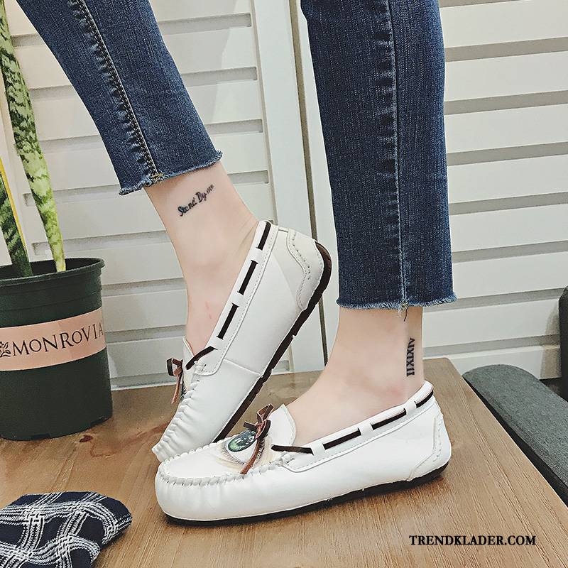 Mockasiner Dam Höst Slip On Herr Graffiti Skor Platta Röd Mockasiner Dam Höst Slip On Herr Graffiti Skor Platta Röd