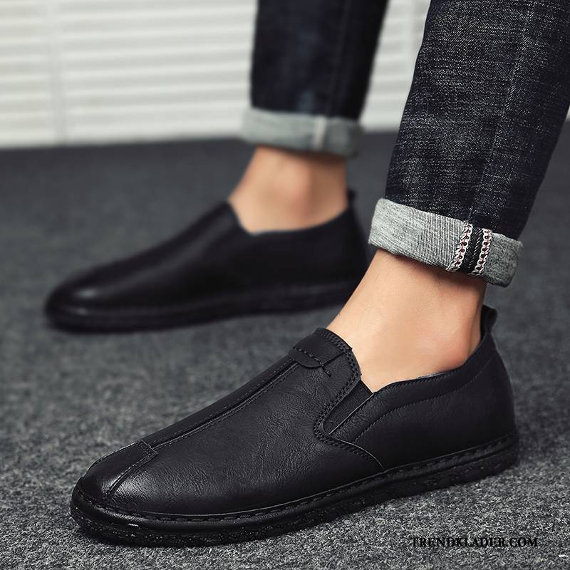 Mockasiner Herr Båtskor Trend Casual Slip On Läderskor 2018