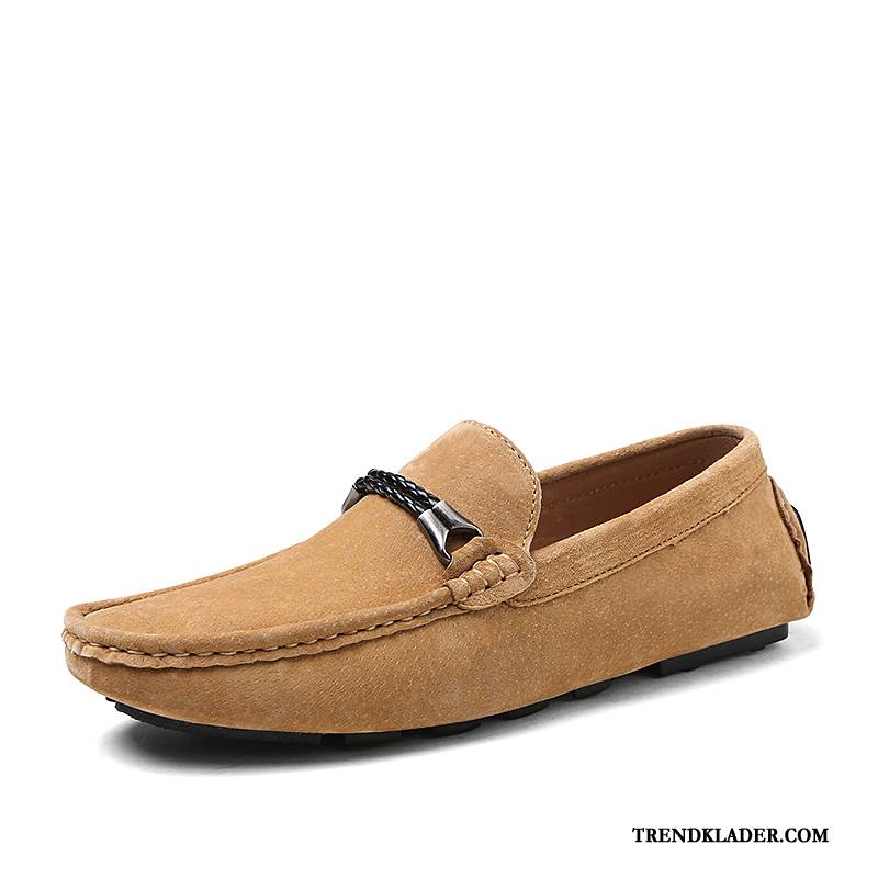 Mockasiner Herr Nubuck Trend Allt Matchar Loafer 2018 Båtskor Marinblå