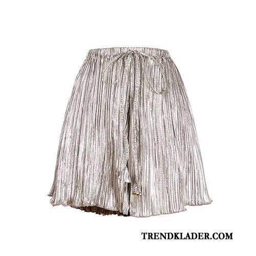 Shorts Dam Stranden Kortbyxor Resa Beige Silver Vit