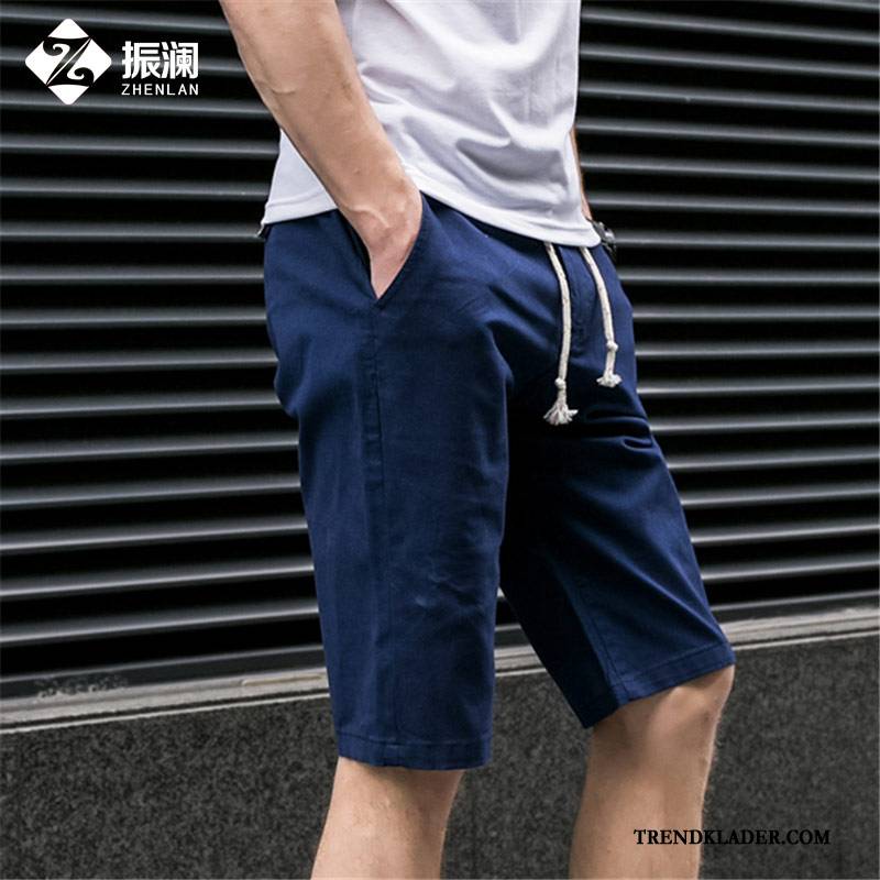 Shorts Herr Casual Sport Sommar Kortbyxor Trend Stranden Gul