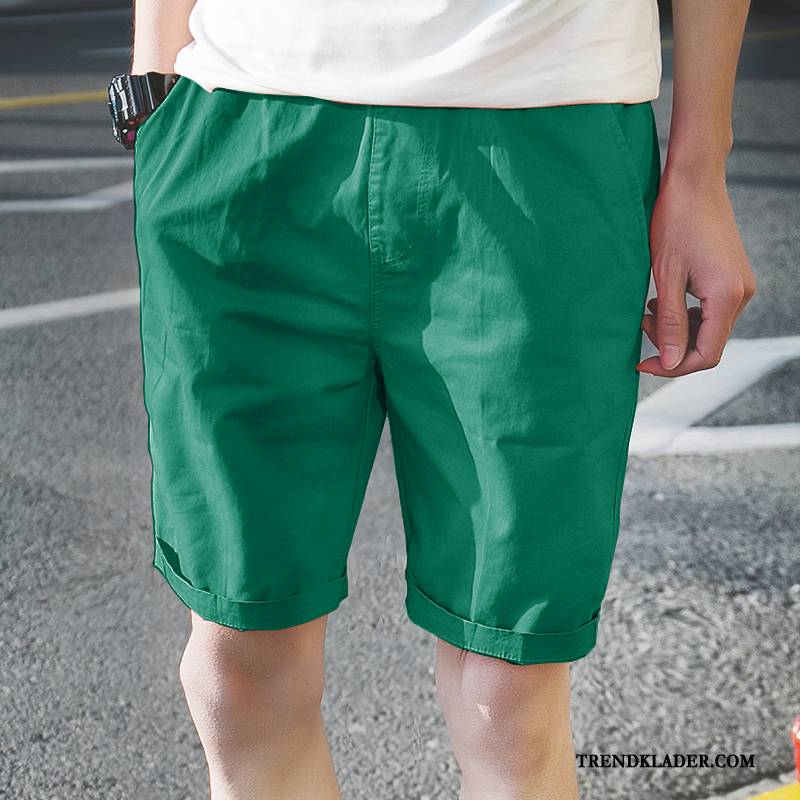 Shorts Herr Casual Trend Lösa Stor Stranden Sommar Army Grön