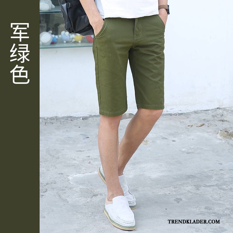 Shorts Herr Trend Kortbyxor Casual Svettbyxor Ny Stranden Khaki