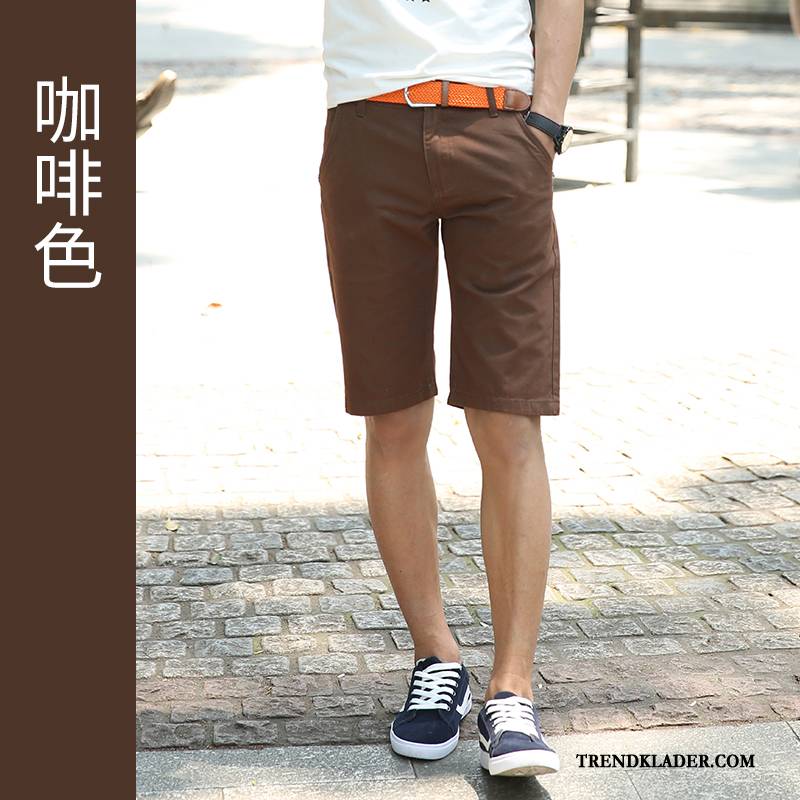 Shorts Herr Trend Kortbyxor Casual Svettbyxor Ny Stranden Khaki