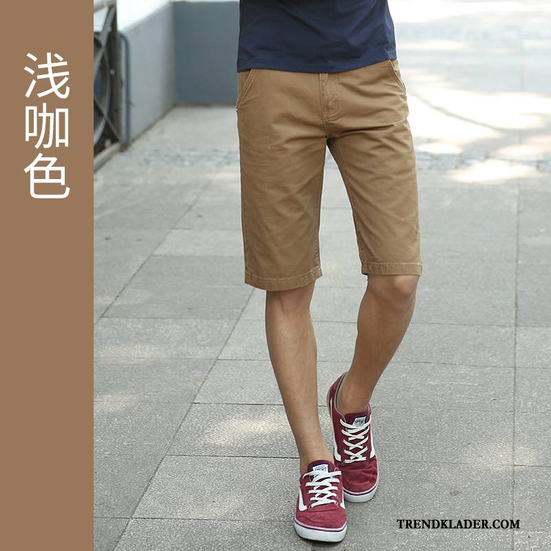 Shorts Herr Trend Kortbyxor Casual Svettbyxor Ny Stranden Khaki