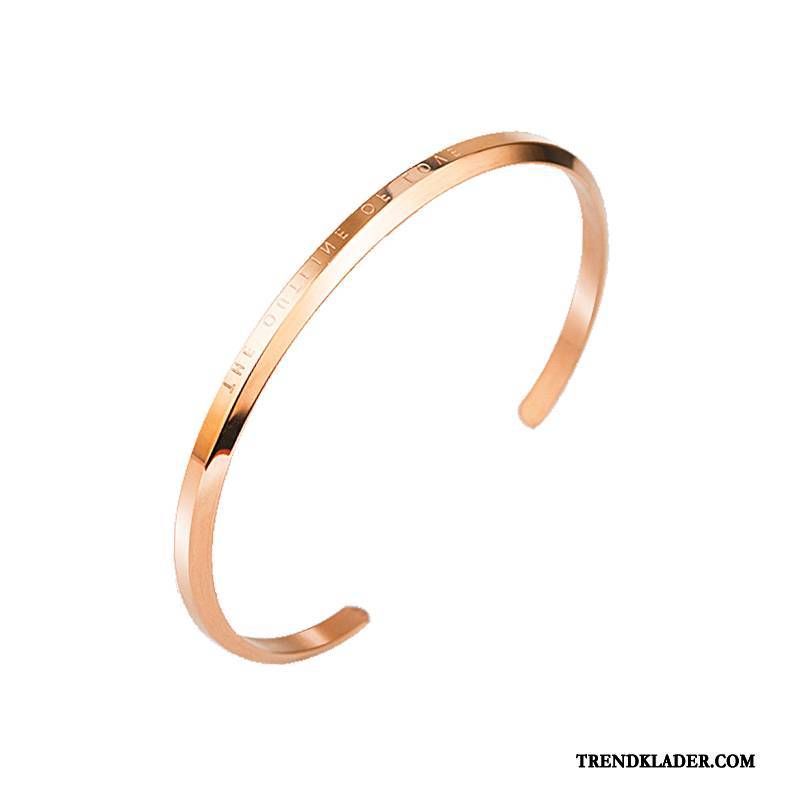 Armband Dam Student Par Herr Enkel Trend Rose Guld