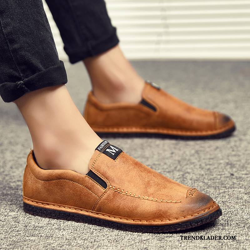 Mockasiner Herr Allt Matchar Trend Loafer 2018 British Vår Brun